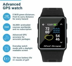 Shot Scope G3 GPS Golf Watch -Clubs Shop Shot Scope G3 GPS Golf Watch 9