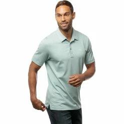TravisMathew The Zinna Mens Golf Polo -Clubs Shop THE ZINNA HTHRBERYLGRN