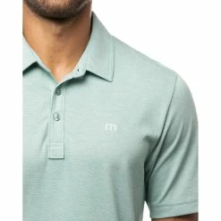 TravisMathew The Zinna Mens Golf Polo -Clubs Shop THE ZINNA HTHRBERYLGRN 1 5bfceb9d b1df 4e96 b036 5d9cc898a6c6
