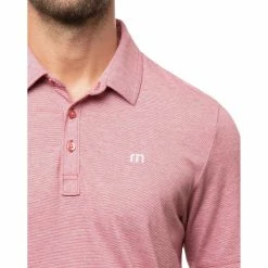 TravisMathew The Zinna Mens Golf Polo -Clubs Shop THE ZINNA HTHRCARDINAL 1 32ec9204 6850 4ae3 9902 7efe3f3434c1