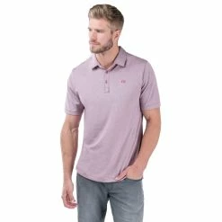 TravisMathew The Zinna Mens Golf Polo -Clubs Shop THE ZINNA OXBLOODWHITE