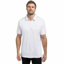 TravisMathew The Zinna Mens Golf Polo -Clubs Shop THE ZINNA WHITE