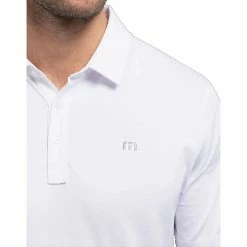 TravisMathew The Zinna Mens Golf Polo -Clubs Shop THE ZINNA WHITE 2 bc2cfa35 971d 43c2 81ba ee0a20fac465
