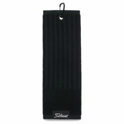 Titleist Players Tri-Fold Golf Towel – Black