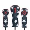 Titleist Stars And Stripes Leather Golf Headcovers TA20LHCSS