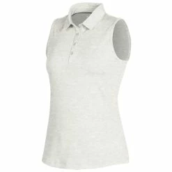 Under Armour Zinger 2.0 Heathered Womens Sleeveless Golf Polo -Clubs Shop UW0468 7401ONYXHTHR b8f0bc37 587d 43ec bae3 5f31407ff2a1
