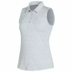 Under Armour Zinger 2.0 Heathered Womens Sleeveless Golf Polo -Clubs Shop UW0468 9013MODGREY
