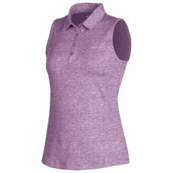 Under Armour Zinger 2.0 Heathered Womens Sleeveless Golf Polo -Clubs Shop UW0468 PACFICPUR6500 f741f3a3 edde 43a1 8e01 8475b9756acf