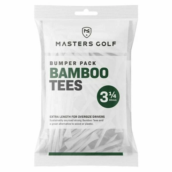Masters Bamboo 3 1/4″ Bumper Tees – Pack Of 85 1 Masters Bamboo 3 1/4″ Bumper Tees – Pack Of 85