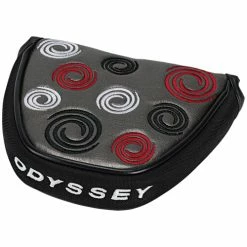 Odyssey Swirl Golf Putter Headcovers -Clubs Shop odysseyswirlsilvermalletputtercover1