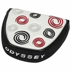 Odyssey Swirl Golf Putter Headcovers -Clubs Shop odysseyswirlwhitemalletputtercover1