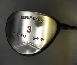 Japanese Vespo SYB Super & Mid 3 Wood Stiff Graphite Shaft XXIO Grip