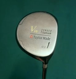 Lincs_golf Vintage Scarce TaylorMade V10 10.5° Driver Stiff Graphite Shaft TaylorMade Grip