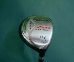 Lincs_golf Srixon Z- STEEL Maraging 5 Wood 18.5° Stiff Graphite Shaft Iomic Grip