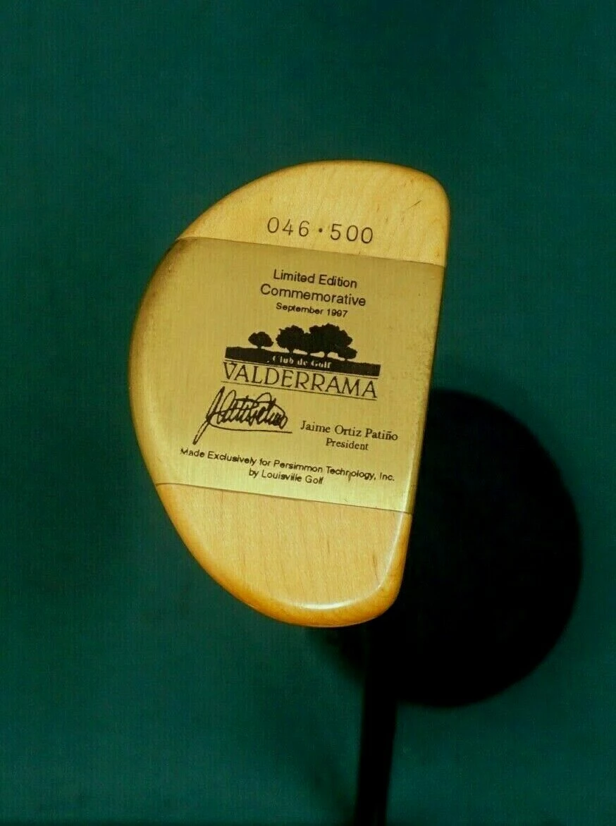 Lincs_golf Limited Edition Commemorative Sept 1997 Valderrama Putter + Head Cover 2 Lincs_golf Limited Edition Commemorative Sept 1997 Valderrama Putter + Head Cover - Image 2