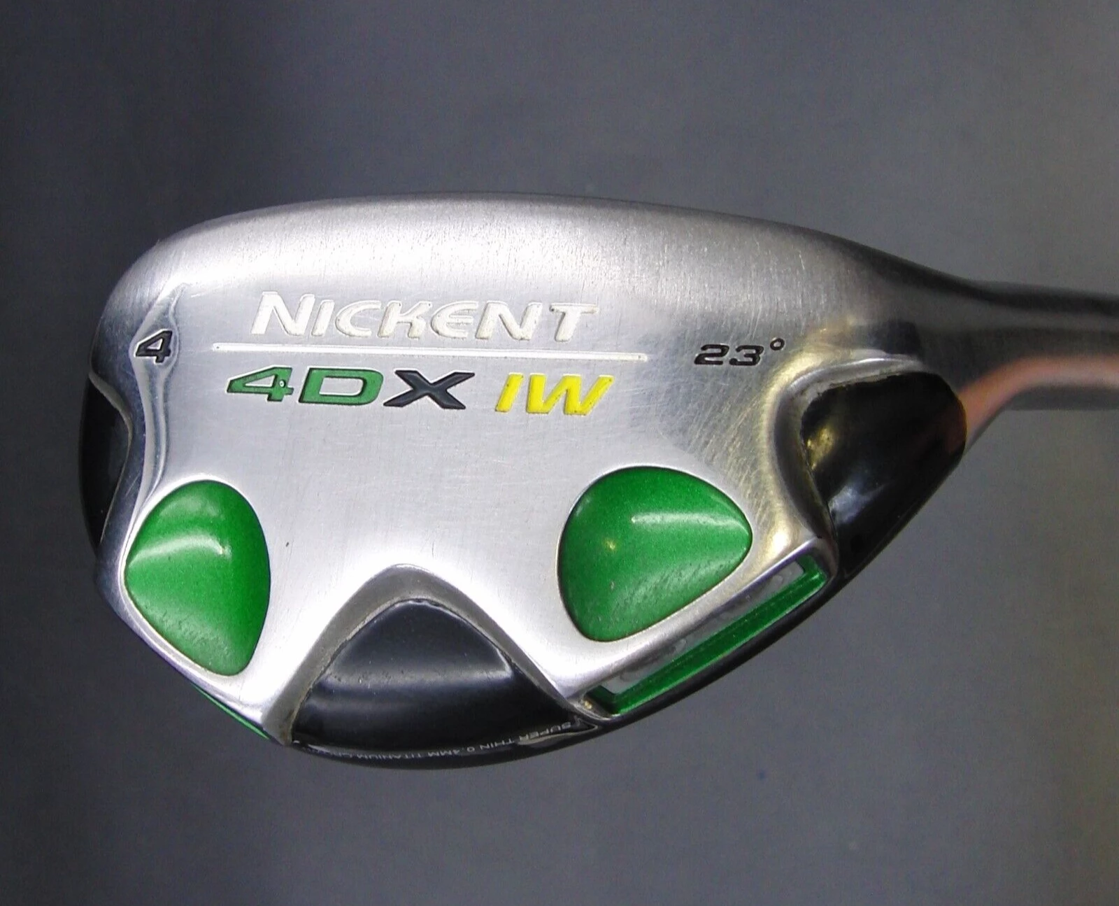 Nickent 4DX IW 23° 4 Hybrid Regular Steel Shaft Nickent Grip 1 Nickent 4DX IW 23° 4 Hybrid Regular Steel Shaft Nickent Grip