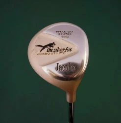 Lincs_golf Vintage Jacobs TF6002 Silver Fox Jumbo Utility Wood Regular Steel Shaft