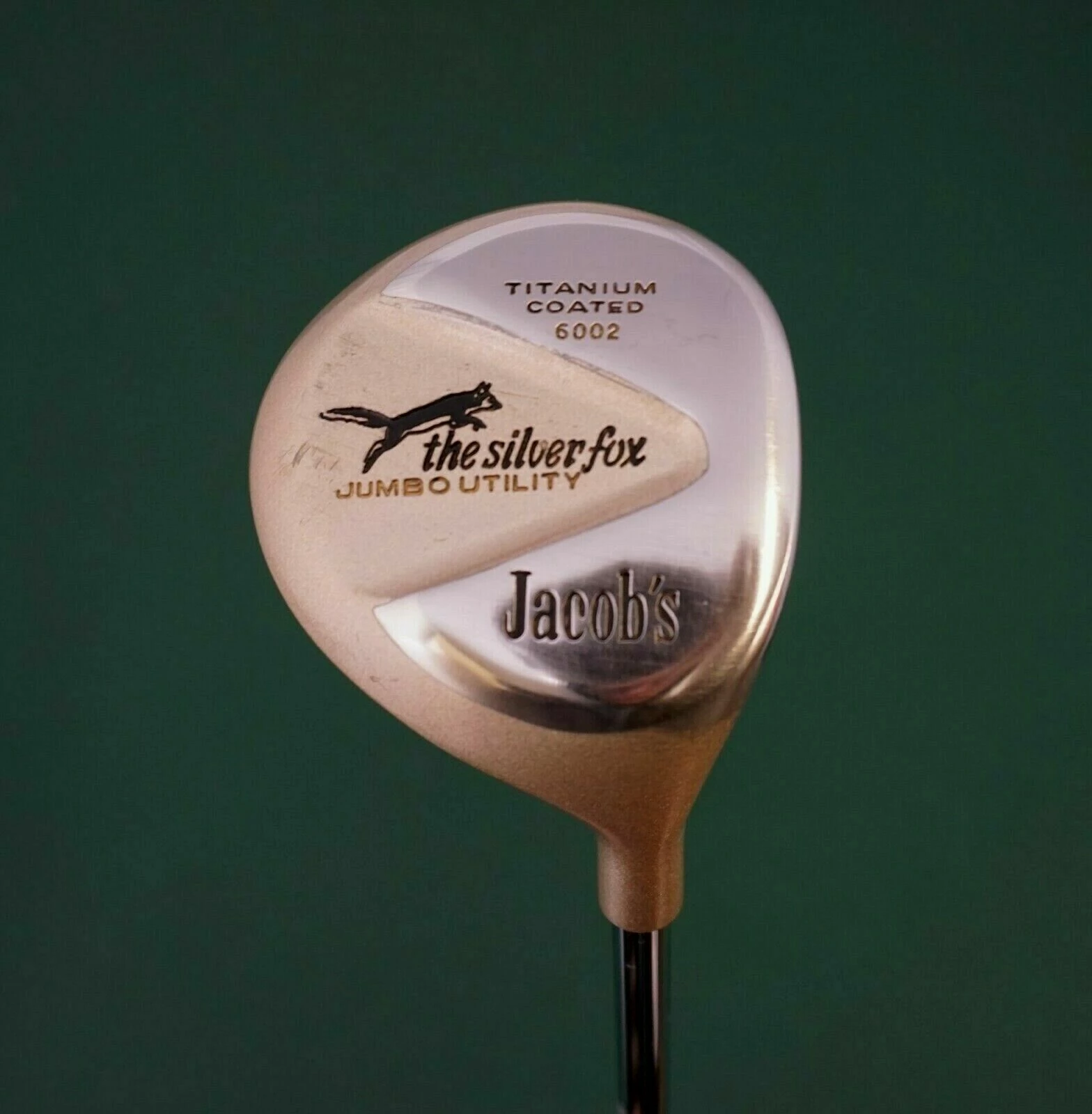 Lincs_golf Vintage Jacobs TF6002 Silver Fox Jumbo Utility Wood Regular Steel Shaft 1 Lincs_golf Vintage Jacobs TF6002 Silver Fox Jumbo Utility Wood Regular Steel Shaft
