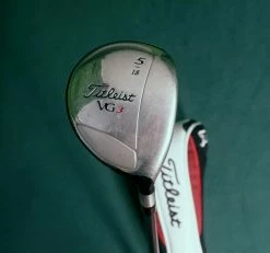 Lincs_golf Titleist VG3 18° 5 Wood Stiff Graphite Shaft Titleist Grip