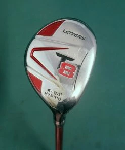 Lincs_golf John Letters T8 24° 4 Hybrid Uniflex Graphite Shaft John Letters Grip