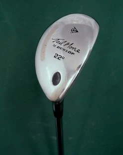 Lincs_golf Refurbished Dunlop Tad Moore 22° Hybrid Regular Steel Shaft Dunlop Grip