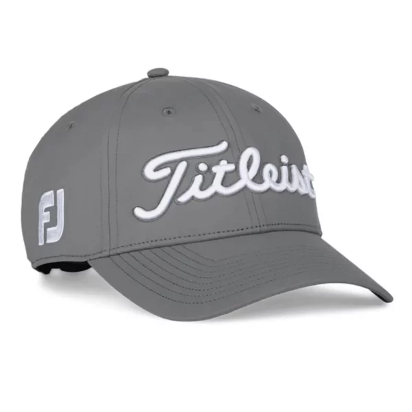 Titleist Tour Performance Golf Cap Grey 2 Titleist Tour Performance Golf Cap Grey - Image 2
